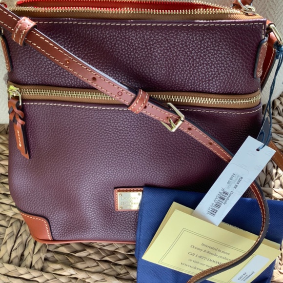 NWT Dooney & Bourke Leather Crossbody - Picture 2 of 7